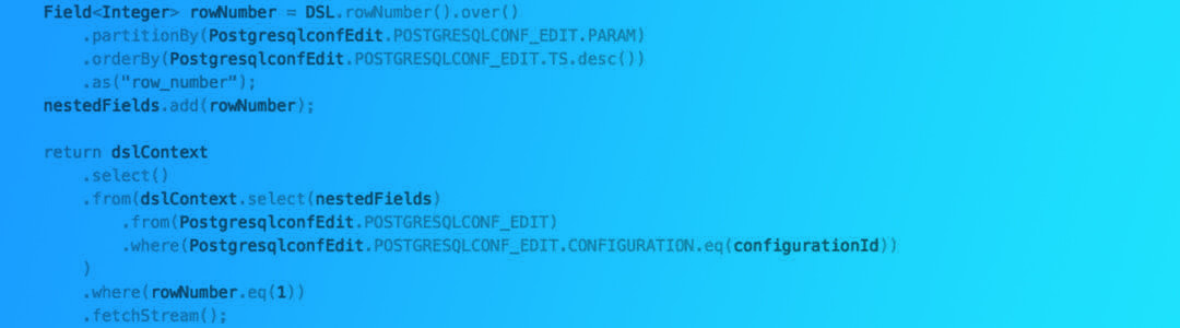 jOOQ: Stream processing PostgreSQL query results