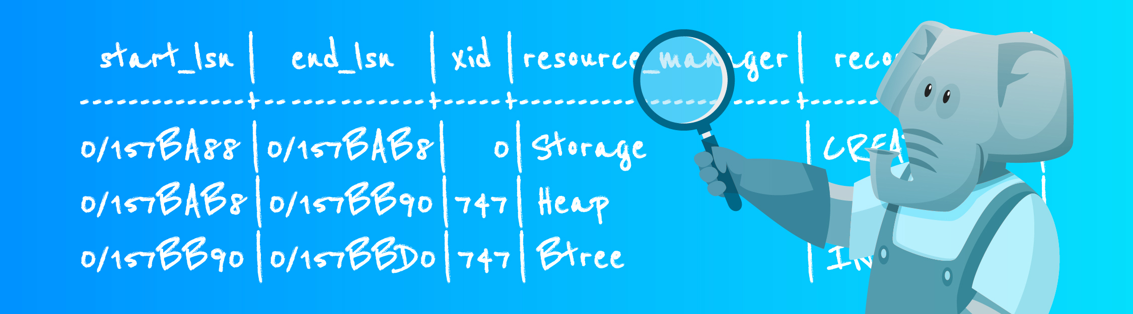 Debugging Postgres WAL events with pg_walinspect